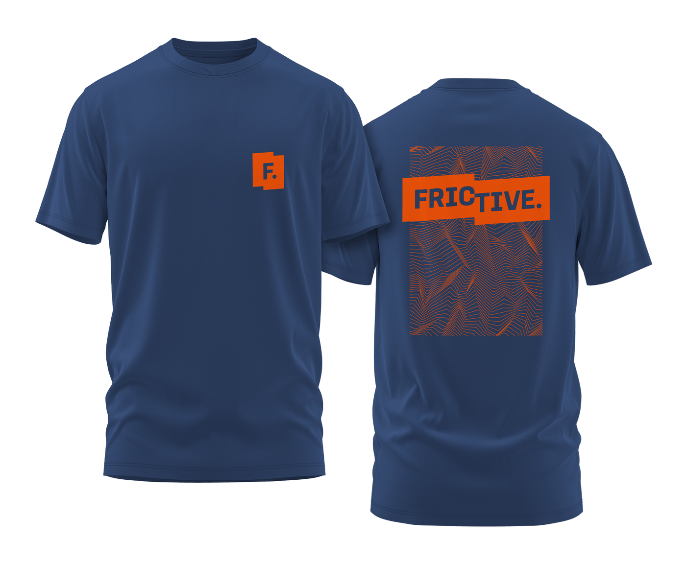 Frictive Logo Tee - Cobalt Blue